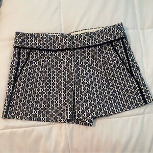 J Crew blue and white shorts Women’s Size 4